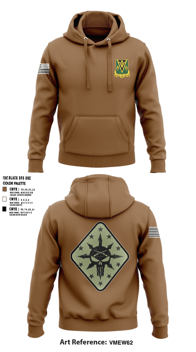 C Co 1-635th AR 23122236 Hoodie - 4