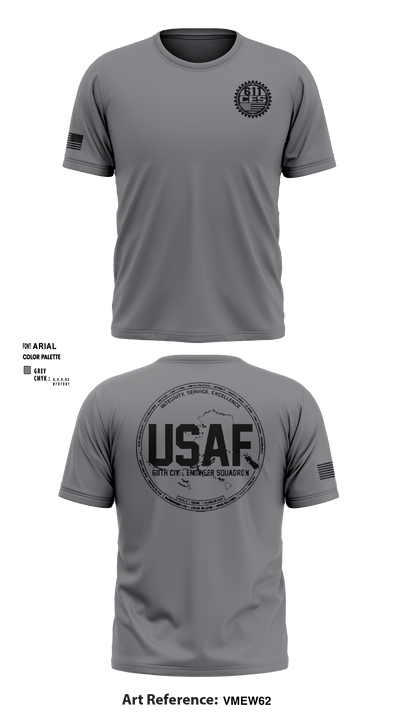 611 CES 65338274 Short Sleeve Performance Shirt - 2