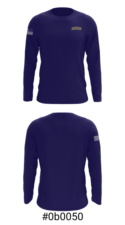 Leones del Caracas 93134945 Long Sleeve Performance Shirt - 18