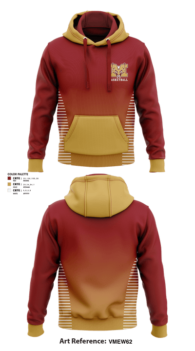 Marion High School Basketball 61847895 Hoodie - 1