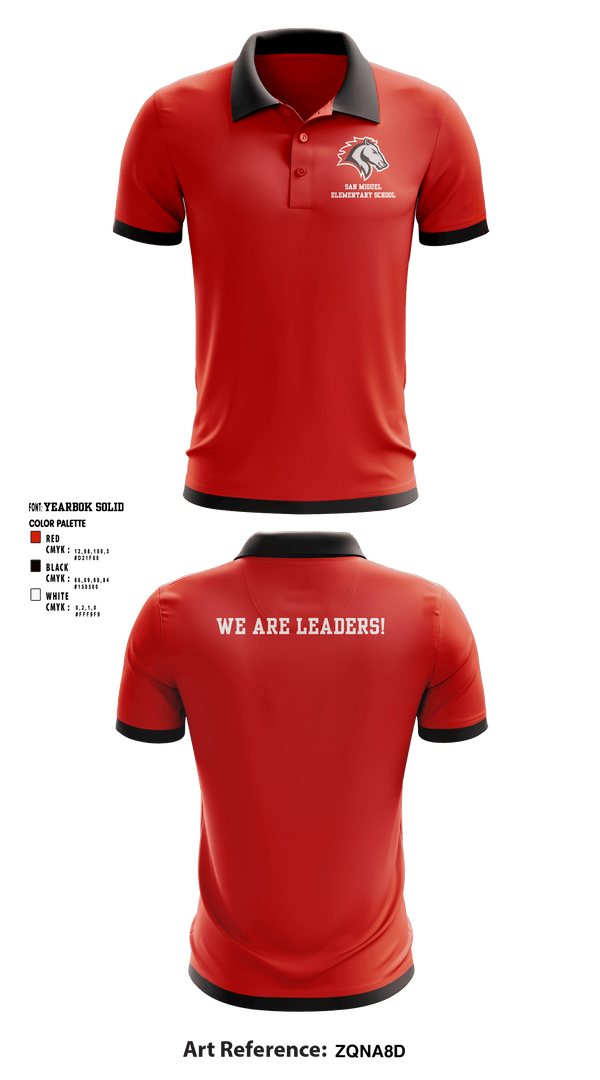 Short Sleeve Performance Polo, San Miguel Elementary School, , Teamtime, Team time, sublimation, custom sports apparel, team uniforms, spirit wear, spiritwear, sports uniforms, custom shirts, team store, custom team store, fundraiser sports, apparel fundraiser