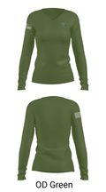 Crime Scene Unit 72242285 Women's Long Sleeve V-neck Shirt - 39