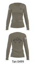 Charlie Company 93293669 Women's Long Sleeve V-neck Shirt - 40