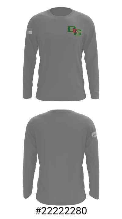 Bishop Guertin High School Cross Country 88962524 Long Sleeve Performance Shirt - 14