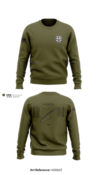 Crew Neck Sweatshirt, , Army, Teamtime, Team time, sublimation, custom sports apparel, team uniforms, spirit wear, spiritwear, sports uniforms, custom shirts, team store, custom team store, fundraiser sports, apparel fundraiser
