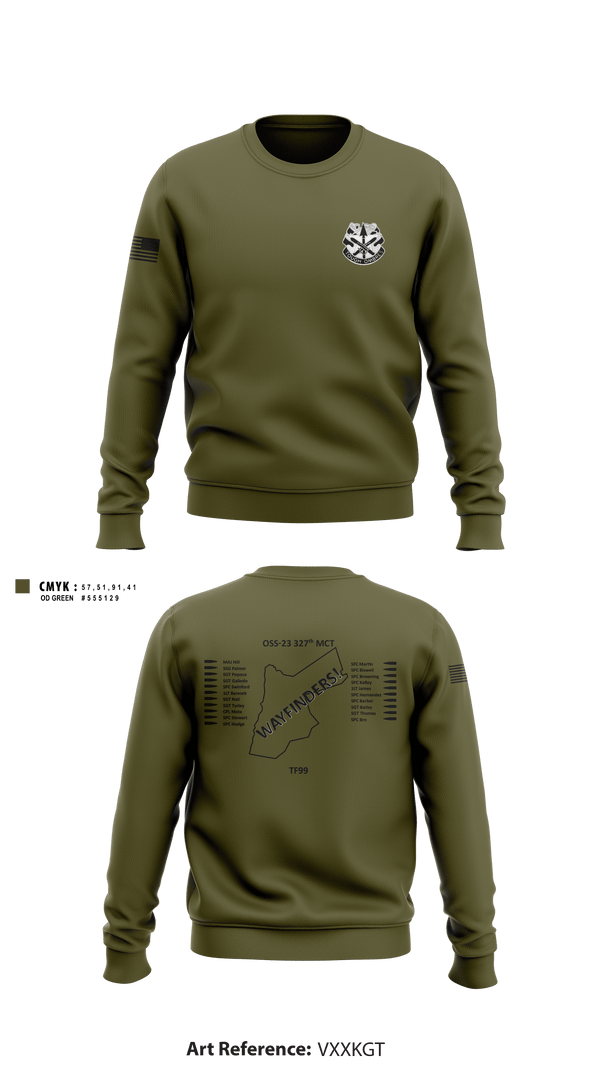Crew Neck Sweatshirt, , Army, Teamtime, Team time, sublimation, custom sports apparel, team uniforms, spirit wear, spiritwear, sports uniforms, custom shirts, team store, custom team store, fundraiser sports, apparel fundraiser