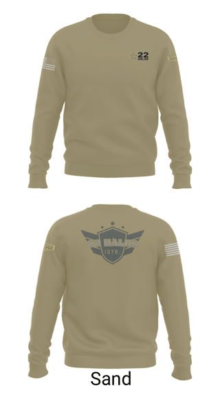 Crew Neck Sweatshirt, , Army, Teamtime, Team time, sublimation, custom sports apparel, team uniforms, spirit wear, spiritwear, sports uniforms, custom shirts, team store, custom team store, fundraiser sports, apparel fundraiser