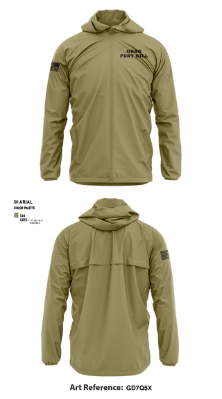 Windbreaker, , Army, Teamtime, Team time, sublimation, custom sports apparel, team uniforms, spirit wear, spiritwear, sports uniforms, custom shirts, team store, custom team store, fundraiser sports, apparel fundraiser