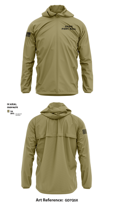 USAG Fort Sill 33635328 Windbreaker - 2