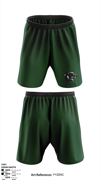 Helen S Dunn Middle School 63125083 Athletic Shorts With Pockets - 1