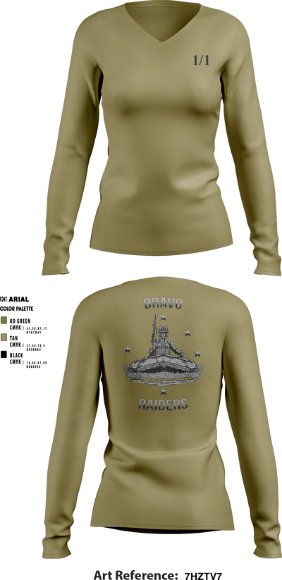 CHROMITE 96964112 Women's Long Sleeve V-neck Shirt - 6