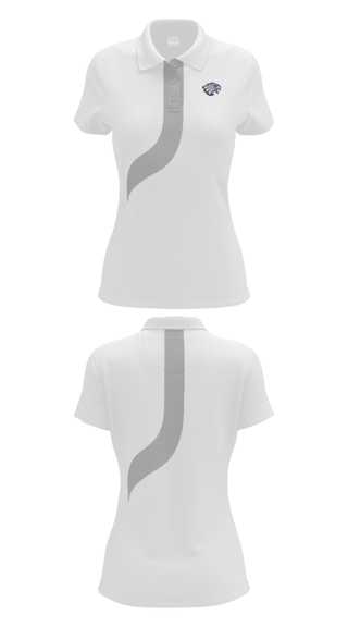 Women's Short Sleeve Performance Polo, Kee High School Basketball, Men's Basketball, Teamtime, Team time, sublimation, custom sports apparel, team uniforms, spirit wear, spiritwear, sports uniforms, custom shirts, team store, custom team store, fundraiser sports, apparel fundraiser