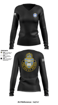 Chaplain Corps 559157 Women's Long Sleeve V-neck Shirt - 3