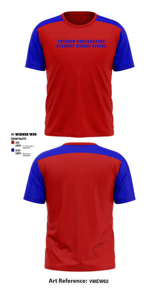 Short Sleeve Performance Shirt, Freedom Preparatory Academy Middle School, Spirit Store, Teamtime, Team time, sublimation, custom sports apparel, team uniforms, spirit wear, spiritwear, sports uniforms, custom shirts, team store, custom team store, fundraiser sports, apparel fundraiser