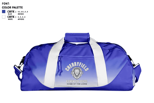 Duffle Bag, Lions, Spirit Store, Teamtime, Team time, sublimation, custom sports apparel, team uniforms, spirit wear, spiritwear, sports uniforms, custom shirts, team store, custom team store, fundraiser sports, apparel fundraiser