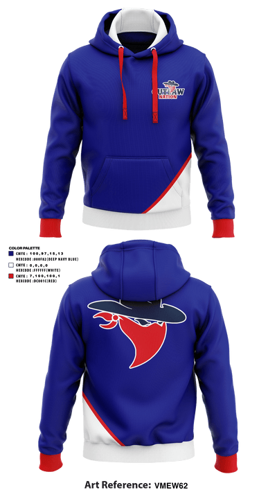 Saugerties Outlaws 20780337 Hoodie - 1