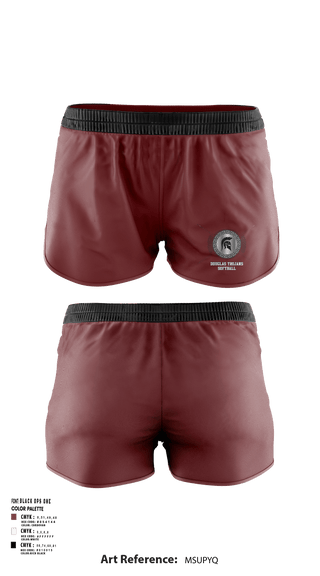 Track Shorts, Douglas High School Softball, Softball, Teamtime, Team time, sublimation, custom sports apparel, team uniforms, spirit wear, spiritwear, sports uniforms, custom shirts, team store, custom team store, fundraiser sports, apparel fundraiser