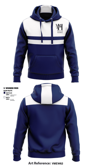 Hoodie, The Hallen School, Spirit Store, Teamtime, Team time, sublimation, custom sports apparel, team uniforms, spirit wear, spiritwear, sports uniforms, custom shirts, team store, custom team store, fundraiser sports, apparel fundraiser