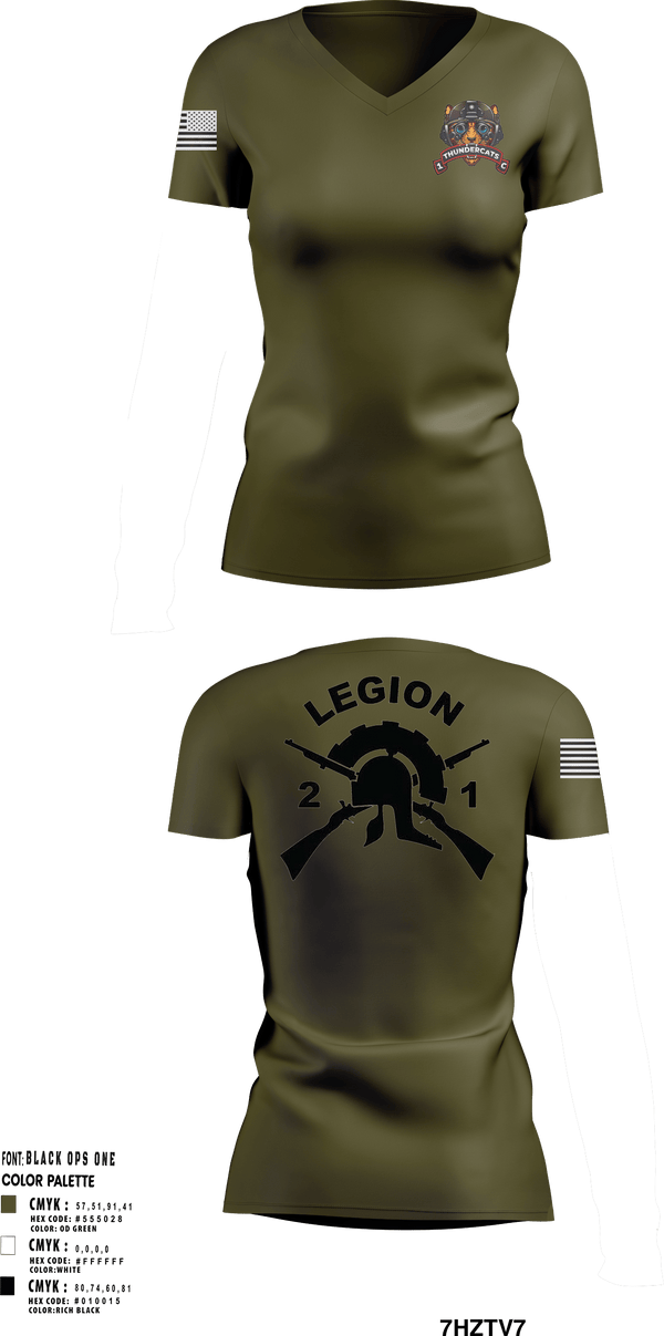 Women's Short Sleeve Vneck Shirt, 2-1 IN, Army, Teamtime, Team time, sublimation, custom sports apparel, team uniforms, spirit wear, spiritwear, sports uniforms, custom shirts, team store, custom team store, fundraiser sports, apparel fundraiser