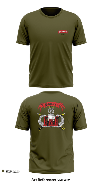 251 EN (SAPPER) 36570937 Short Sleeve Performance Shirt - 3