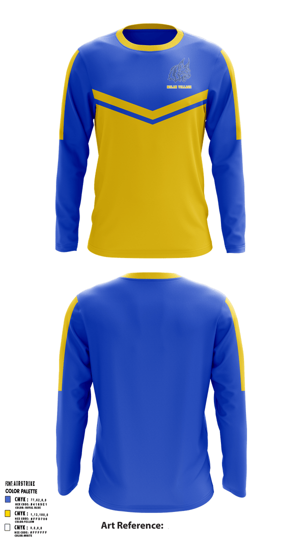 Long Sleeve Performance Shirt, Milan Village Elementary School, Spirit Store, Teamtime, Team time, sublimation, custom sports apparel, team uniforms, spirit wear, spiritwear, sports uniforms, custom shirts, team store, custom team store, fundraiser sports, apparel fundraiser