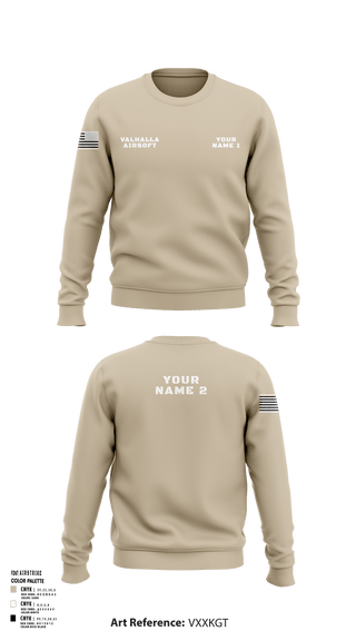 Crew Neck Sweatshirt, , Army, Teamtime, Team time, sublimation, custom sports apparel, team uniforms, spirit wear, spiritwear, sports uniforms, custom shirts, team store, custom team store, fundraiser sports, apparel fundraiser