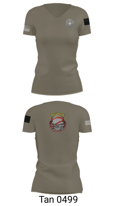Deputy 71188083 Women's Short Sleeve V-neck Shirt - 36