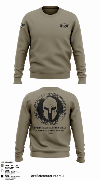 Crew Neck Sweatshirt, , Army, Teamtime, Team time, sublimation, custom sports apparel, team uniforms, spirit wear, spiritwear, sports uniforms, custom shirts, team store, custom team store, fundraiser sports, apparel fundraiser