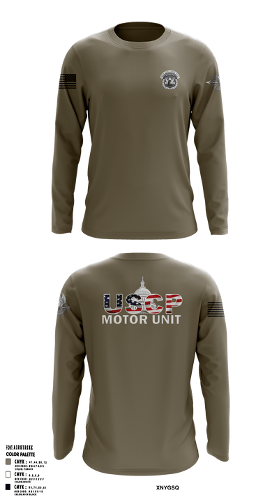 USCP Motor Unit 10127090 Long Sleeve Performance Shirt - 51