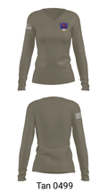 11 civil engineer squadron 43900082 Women's Long Sleeve V-neck Shirt - 41