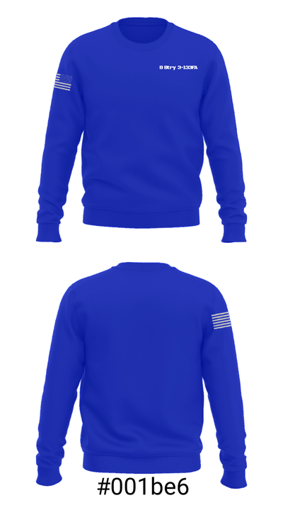 B Btry 3-133FA 40436737 Crew Neck Sweatshirt - 7