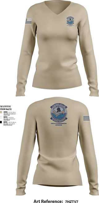 Women's Long Sleeve Vneck Shirt, , Navy, Teamtime, Team time, sublimation, custom sports apparel, team uniforms, spirit wear, spiritwear, sports uniforms, custom shirts, team store, custom team store, fundraiser sports, apparel fundraiser