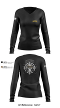 FCSD SNIPER 46569971 Women's Long Sleeve V-neck Shirt - 1