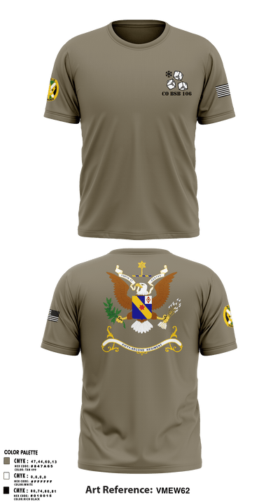 1-155th Dixie Thunder 83572891 Short Sleeve Performance Shirt - 4