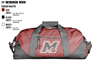 Duffle Bag, Myrtle Attendance Center Junior High School, Men's Volleyball, Teamtime, Team time, sublimation, custom sports apparel, team uniforms, spirit wear, spiritwear, sports uniforms, custom shirts, team store, custom team store, fundraiser sports, apparel fundraiser