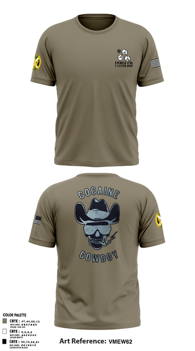 India Co 88933123 Short Sleeve Performance Shirt - 1