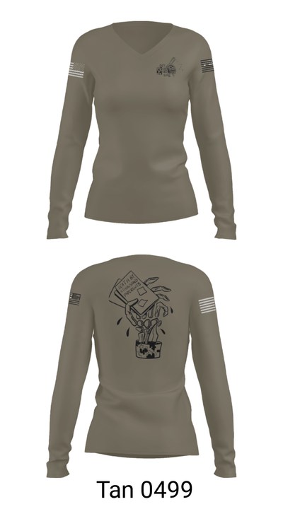 HHB 2-130 FAR 21381973 Women's Long Sleeve V-neck Shirt - 39