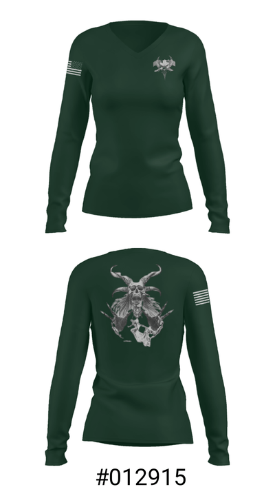 Dco 1-173rd 60146136 Women's Long Sleeve V-neck Shirt - 36