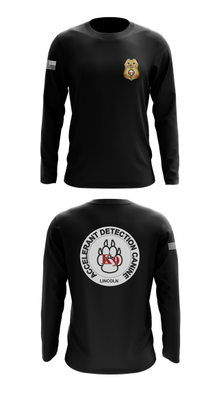 Long Sleeve Performance Shirt, Stafford County Fire Marshal's Office, Fire Department, Teamtime, Team time, sublimation, custom sports apparel, team uniforms, spirit wear, spiritwear, sports uniforms, custom shirts, team store, custom team store, fundraiser sports, apparel fundraiser
