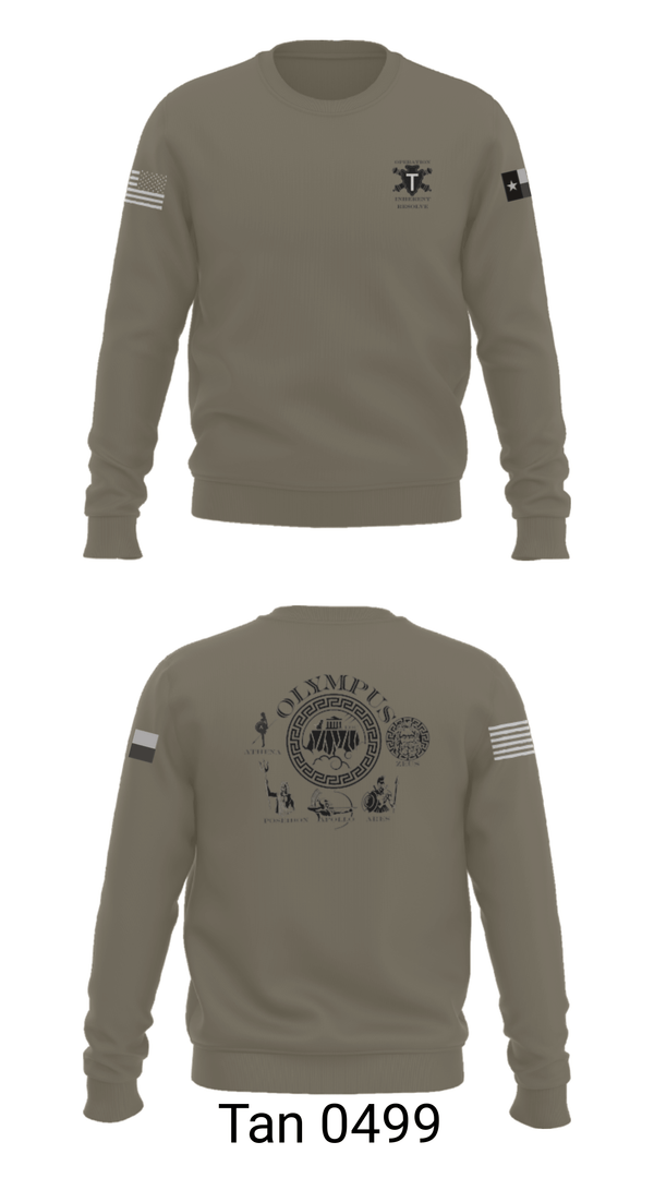 Crew Neck Sweatshirt, 3-133 FA, Army, Teamtime, Team time, sublimation, custom sports apparel, team uniforms, spirit wear, spiritwear, sports uniforms, custom shirts, team store, custom team store, fundraiser sports, apparel fundraiser