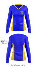 Bonduel Youth Softball League 22083727 Women's Long Sleeve V-neck Shirt - 1png