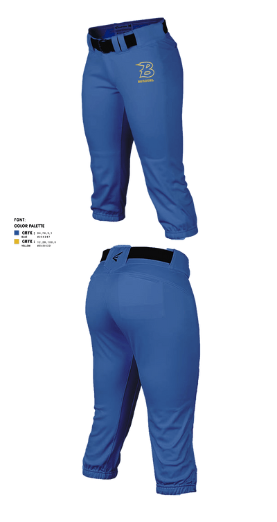 Bonduel Youth Softball League 22083727 Softball Pants - 3