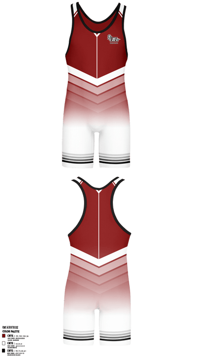 East Limestone High School Wrestling 93186378 Wrestling Singlet - 1