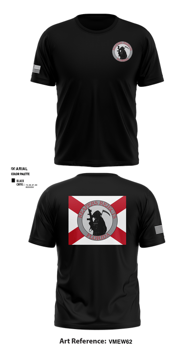 Reapers Rejects 83617114 Short Sleeve Performance Shirt - 1