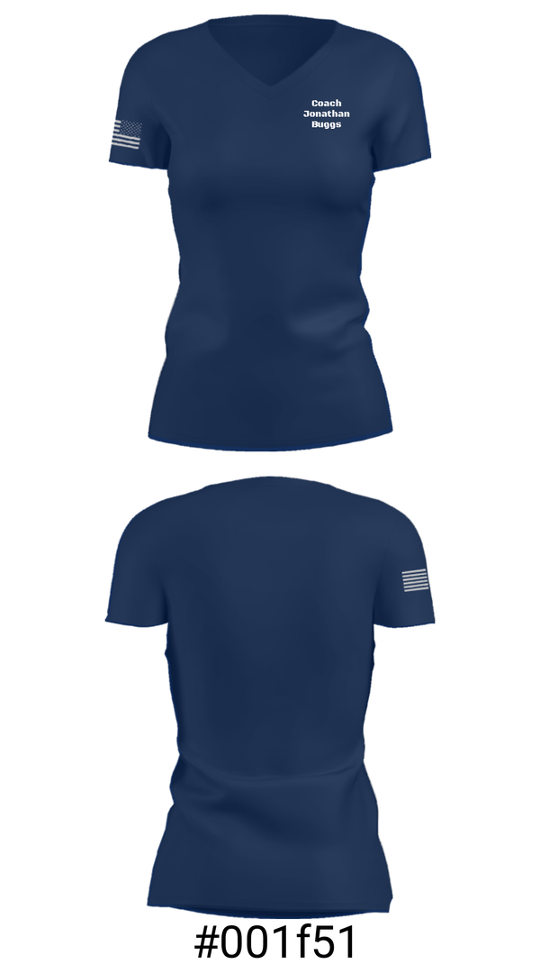 Women's Short Sleeve Vneck Shirt, Coach Jonathan Buggs, Spirit Store, Teamtime, Team time, sublimation, custom sports apparel, team uniforms, spirit wear, spiritwear, sports uniforms, custom shirts, team store, custom team store, fundraiser sports, apparel fundraiser