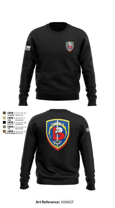 Bravo Squad 34987155 Crew Neck Sweatshirt - 1