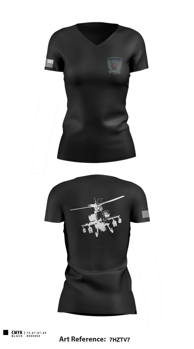 A Co. 1-25 AB 61275281 Women's Short Sleeve V-neck Shirt - 2