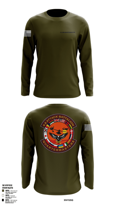 4-4 AB, S4 38359705 Long Sleeve Performance Shirt - 50
