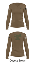 CHEEKTOWAGA SWAT 31207294 Women's Long Sleeve V-neck Shirt - 38