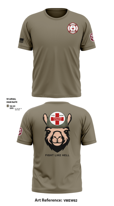 Alpha Company, WBAMC 94187438 Short Sleeve Performance Shirt - 4